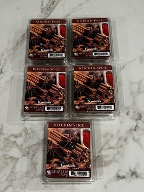 Fusion KITCHEN SPICE 2.5oz Scented Wax Melts Lot of 5 NEW